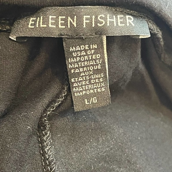 Eileen Fisher System Straight Ankle Pant Easy Fit Ankle Length L NWOT - Picture 10 of 12